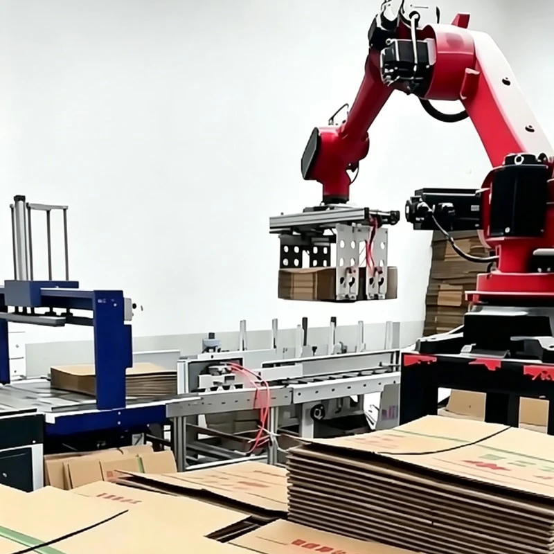 Packaged Paperboard Palletizing Packaged Paperboard Palletizing
